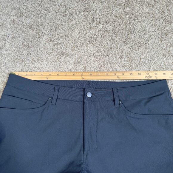 Lululemon Gray M5ADFS ABC Classic-Fit 5 Pocket Pant *Warpstreme Men's 38 x 32 - Picture 4 of 9